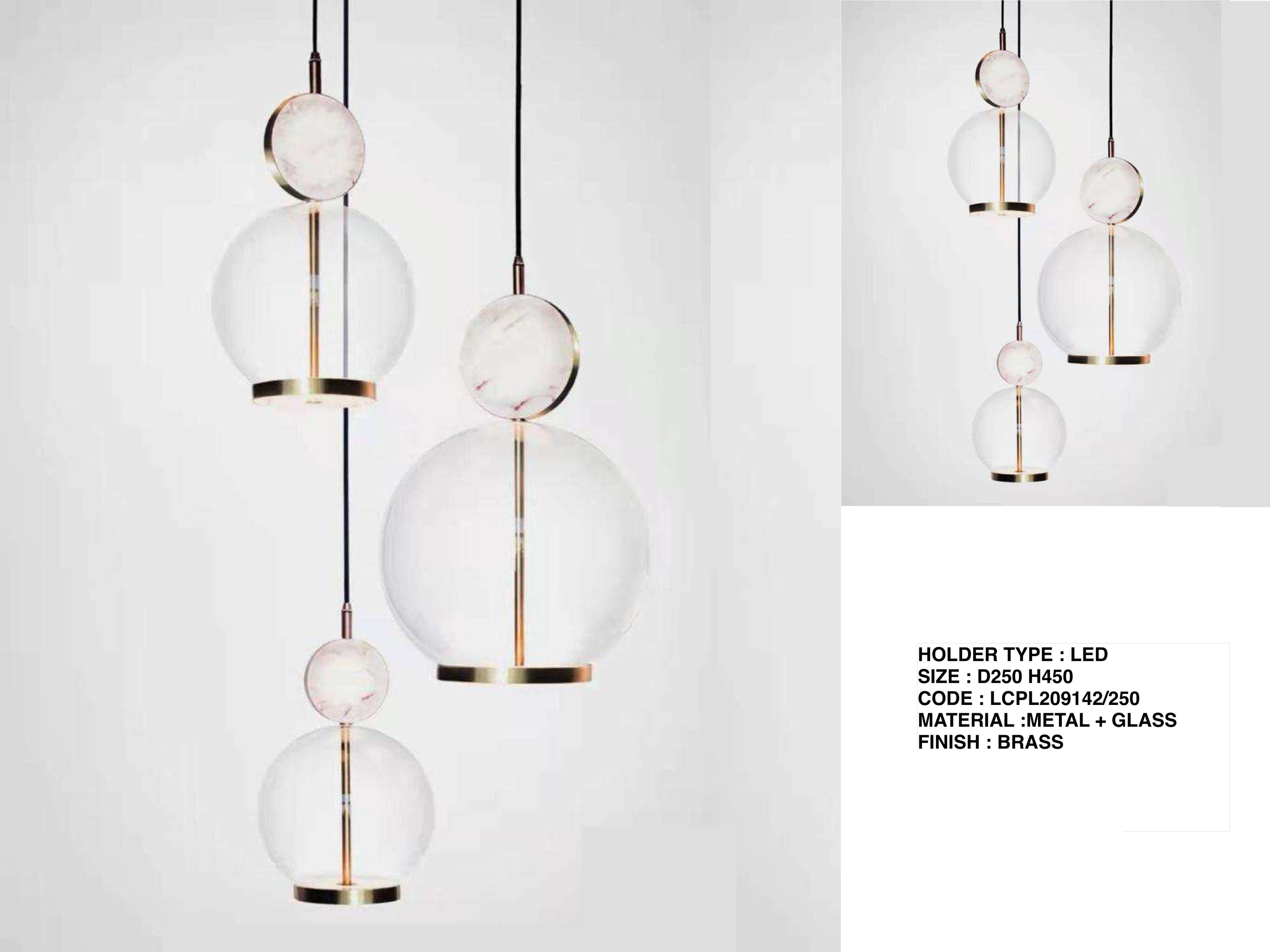 Beyond Lights - Glass Pendant Light- LCHL